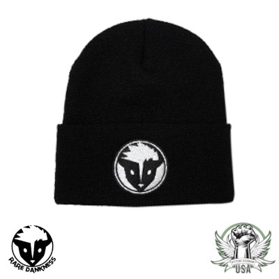 Rare Dankness Original Logo Beanie Black