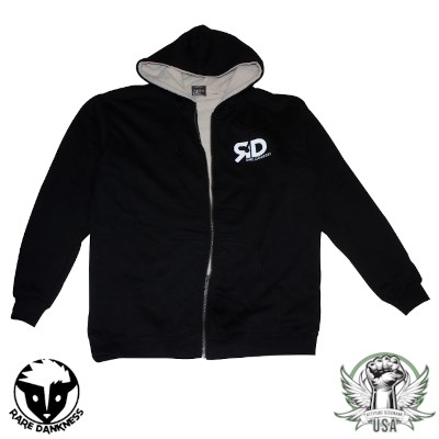 Rare Dankness Original Logo Zip Hoodie