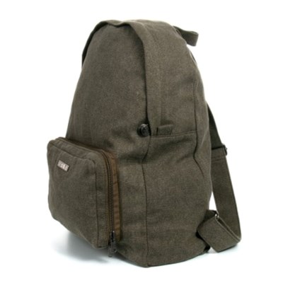 fold up backpack by sativa hemp bags khaki side_400x400.jpg