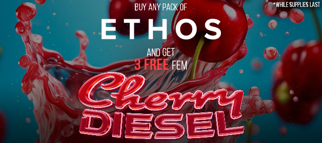 Ethos Genetics - Buy Any Pack - Get 3 FEM Cherry Diesel seeds FREE!
