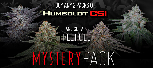 Humboldt CSI - Buy Any 2 Packs - Get FULL Mystery Pack FREE (REG or FEM)