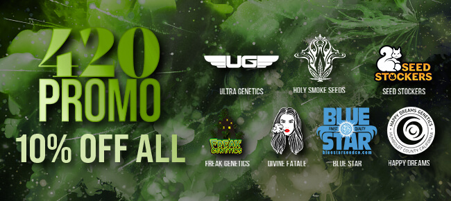 420 Sales Promo - 10% Off Selected Breeders