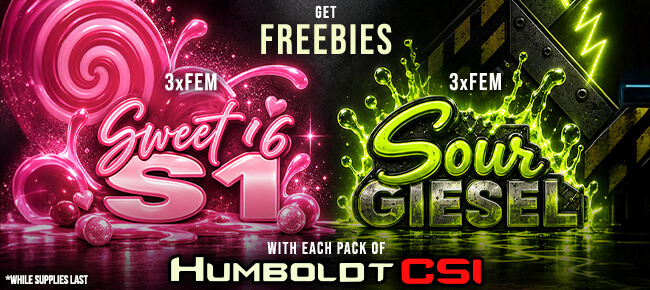 Humboldt CSI - Buy Any Pack - Get EXTRA FREEBIES!