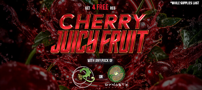 Dynasty + Relic - Buy Any Pack - Get 4 REG Cherry Juice Fruit