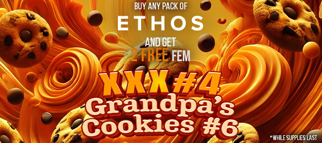Ethos Genetics - Buy Any Pack - Get 2 FEM XXX #4 x Grandpa's Cookies #6