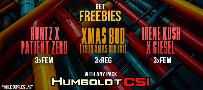 Humboldt CSI - Buy Any Pack - Get EXTRA FREEBIES!