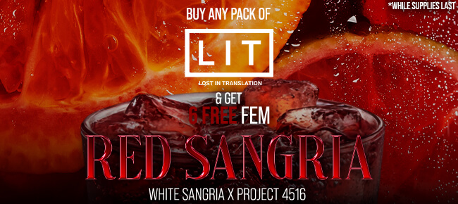 LIT Farms - Buy Any Pack - Get 6 FEM Red Sangria