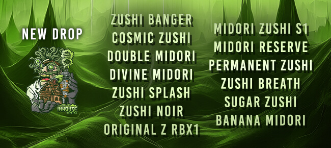 In House Genetics - New Drop 4-20-26 - Midori Zushi Crosses