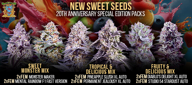 Sweet Seeds - 20th Anniversary Special Edition Packs - Now Available