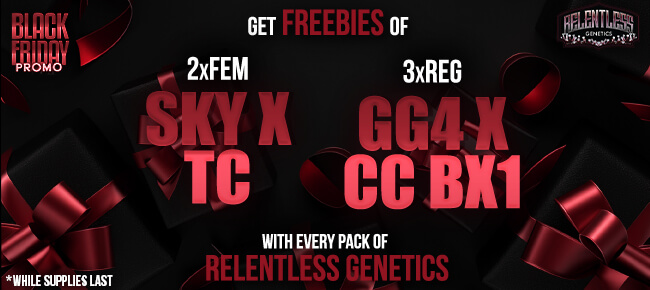 Relentless Genetics - Buy Any Pack - Get Multiple FREEBIES!