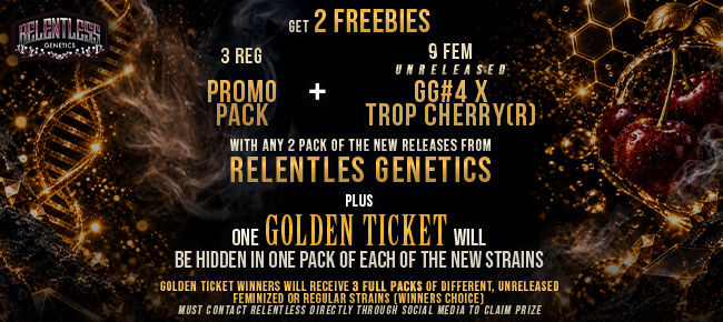 Relentless Genetics - New Drop Promo - Oct 2026